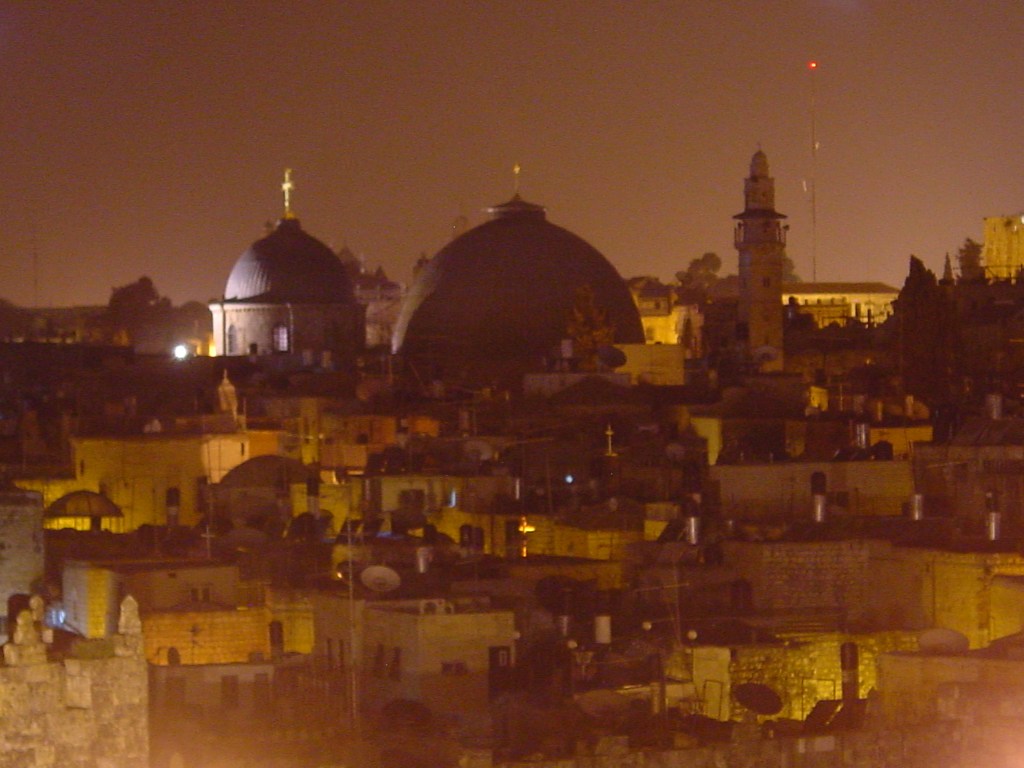 Abendlicher Blick über Jerusalem Altstadt