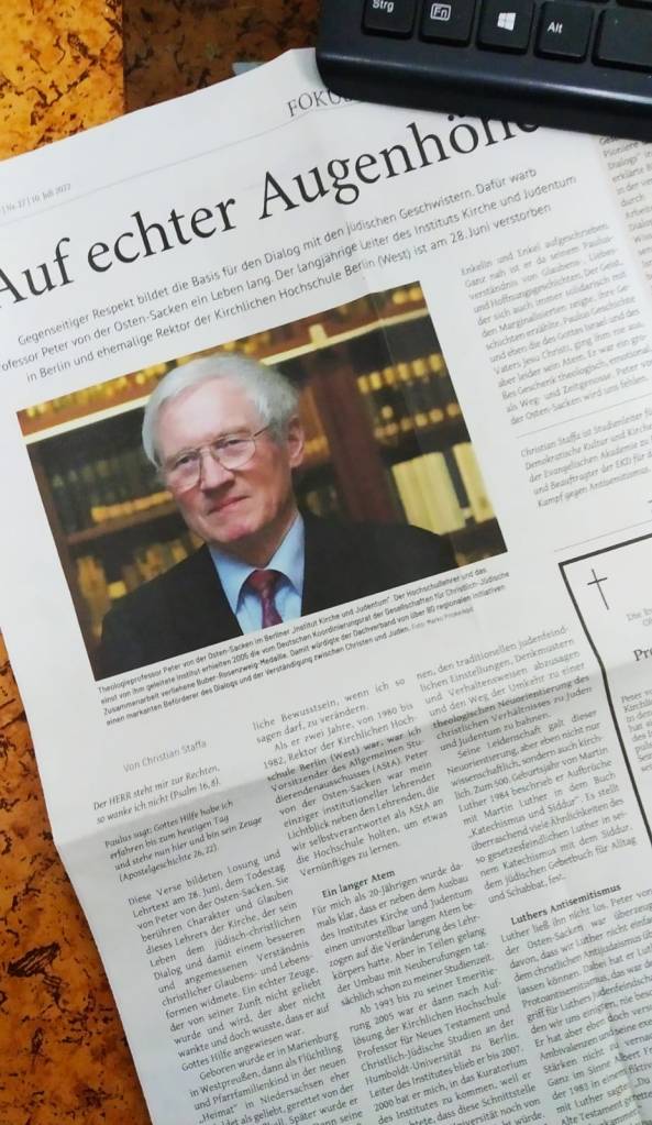 Ausriß aus Die Kirche 27 / 2022