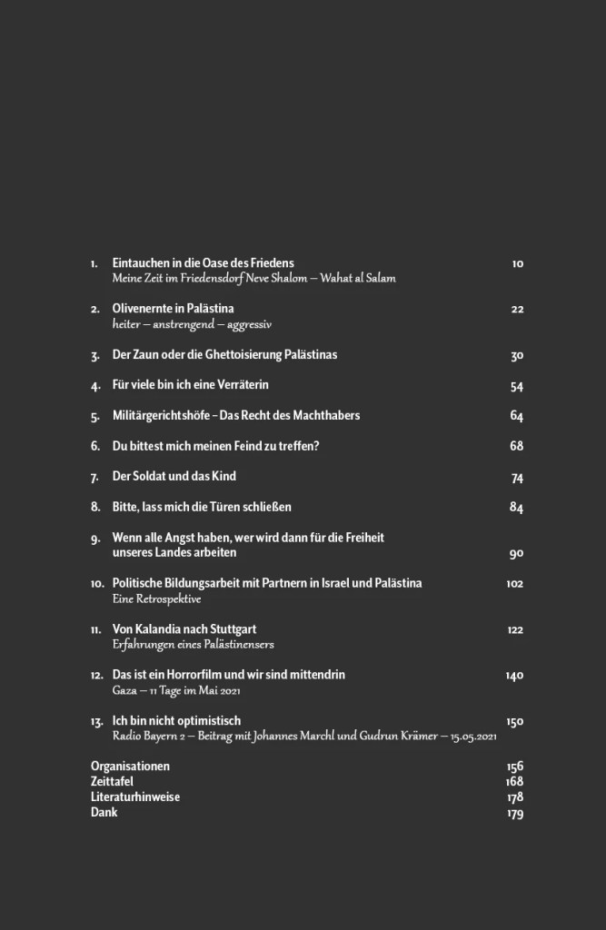 Inhaltsverzeichnis Andere Stimmen