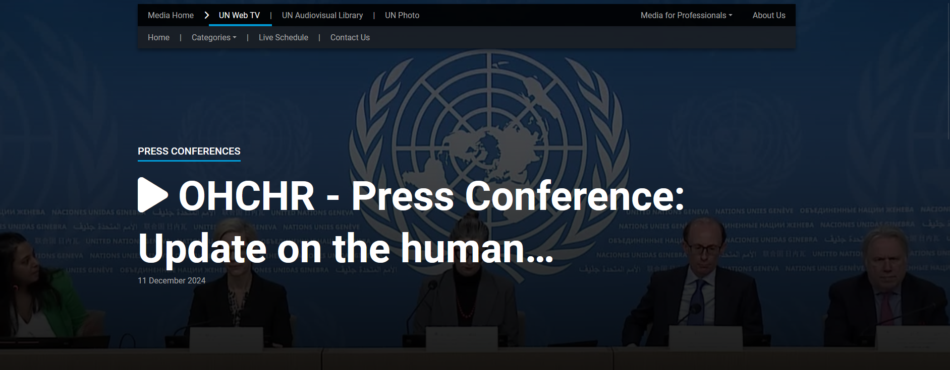 OHCHR – update on Human Rights